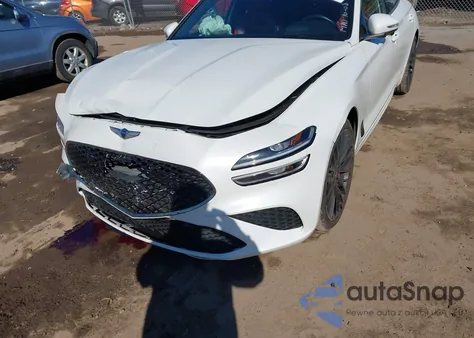 2022 Genesis G70 3.3T Awd Launch Edition z USA, uszkodzony, nr VIN KMTG14TE9NU082323